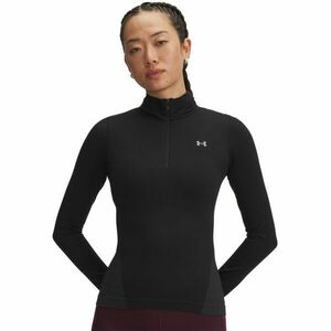 Under Armour VANISH SEAMLESS 1/4 ZIP Női hosszú ujjú póló, fekete, méret kép