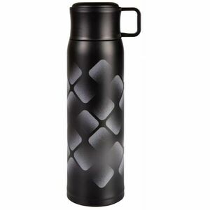 ALBI THERMO BOTTLE 500 ML Termopalack bögrével, fekete, méret kép