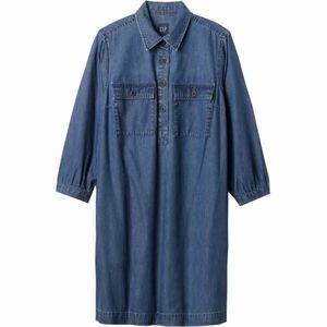 GAP POCKET POPOVER MINI Női ruha, sötétkék, méret kép