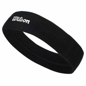 Wilson U TERRY LOGO HEADBAND Sport fejpánt, fekete, méret UNI kép