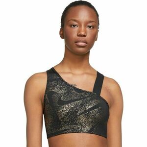 Nike DF SWSH ASYM AOP BRA Sportmelltartó, fekete, méret kép