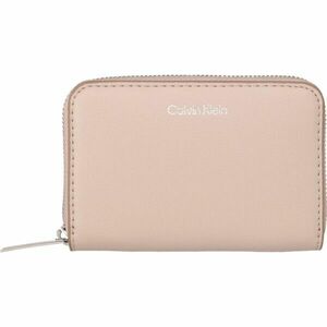 Calvin Klein FOIL LOGO TOP ZIP CARDCASE Női pénztárca, bézs, méret kép