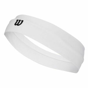 Wilson U LOGO WIDE HEADBAND Sport fejpánt, fehér, méret UNI kép