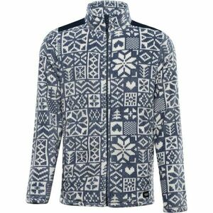 ALPINE PRO EFLIN Férfi fleece pulóver, kék, méret kép