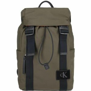 Calvin Klein CANVAS MIX BACKPACK Városi hátizsák, khaki, méret kép