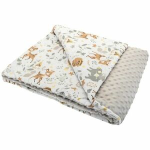 BOMIMI MINKY 100 x 75 cm Kétoldalas babatakaró, bézs, méret kép