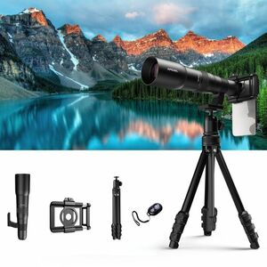 Teleobjektív Apelex 50x, alacsony torzítás, univerzális rögzítés, professzionális optika kép