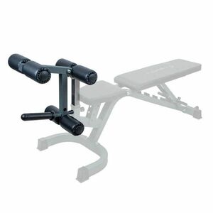 Kiegészítő lábnyújtó és lábhajlító adapter Profi Sit Up Bench, gumi ütköző, csúszásgátló lábtartó, 5 magassági szint kép