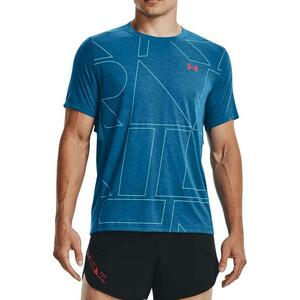 Rövid ujjú póló Under Armour UA Run Trail Tee-BLU kép