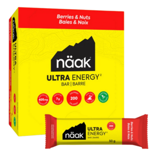 Protein szeletek és kekszek Näak Berries & Nuts - Ultra Energy™ Bars (12 x 50g) - BOX kép