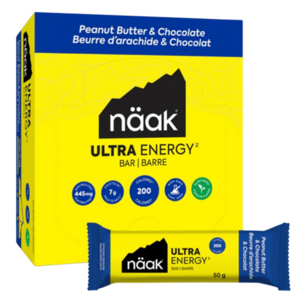 Protein szeletek és kekszek Näak Peanut Butter & Chocolate - Ultra Energy™ Bars (12 x 50g) - BOX kép
