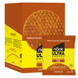 Fehérje palacsinta Näak Salted Caramel - Ultra Energy™ Waffles (12 x 30g) - BOX kép
