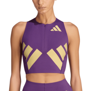 Ujjatlan felső adidas Adizero Road to Records crop kép