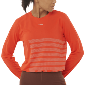 Hosszú ujjú póló Salomon SENSE AERO LS TEE GFX W kép