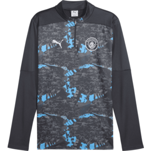 Hosszú ujjú póló Puma Manchester City Pre-match Quarter-Zip Top Men 2024/25 kép