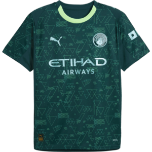 Póló Puma Manchester City 4Th Replica Jersey 2025/26 kép