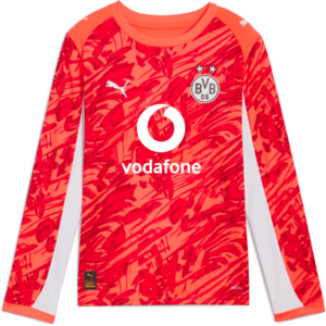 Hosszú ujjú mez Puma Borussia Dortmund Goalkeeper Replica Long Sleeve Jersey 2025/26 Kids kép
