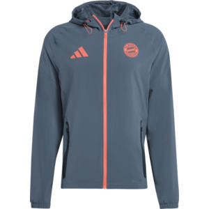 Kapucnis kabát adidas FC Bayern Tiro25 Competition Vis Tech Travel Jacket kép