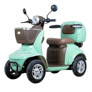 Négykerekű elektromos moped W-TEC Lubica II, LCD kijelző, 3 sebességi mód, biztonsági riasztó - zöld kép