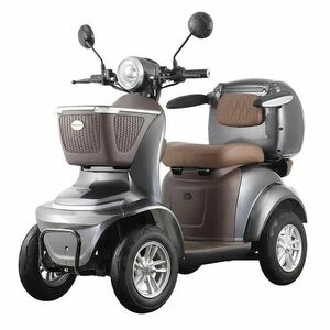 Négykerekű elektromos moped W-TEC Lubica II, LCD kijelző, 3 sebességi mód, biztonsági riasztó - szürke kép
