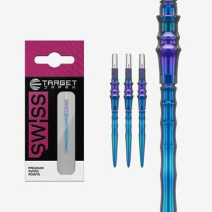 Darts fémhegy TARGET JAPAN SP Premium Swiss Point KÉK, 35mm kép