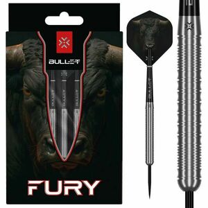 Darts szett steel Bullet Fury 24g, 90% gravírozott kép