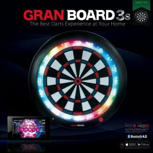 dartsgép elektromos online, Granboard3s Green, verseny méretű szektorokkal kép
