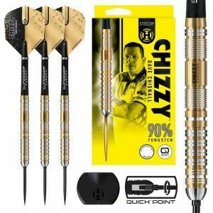 DART SZETT STEEL HARROWS CHIZZY QP 24G, 90% WOLFRAM kép