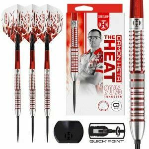 DART SZETT STEEL HARROWS DAMON HETA GEN2 QP 23G, 90% WOLFRAM kép