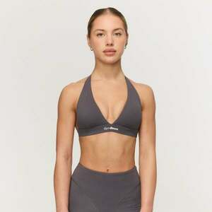 GymBeam Fierce Halter Sports Bra Grey kép