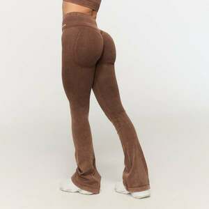 GymBeam Women‘s Fierce Seamless Pants Brown kép