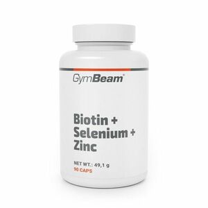 GymBeam Biotin + Selenium + Zinc kép