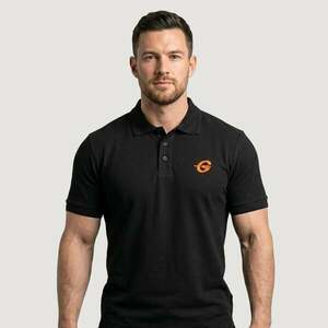 GymBeam Polo Shirt Black kép