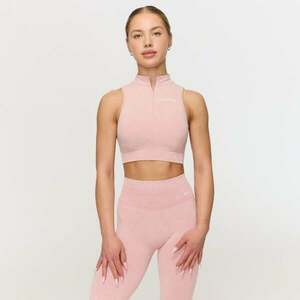 GymBeam Fierce Seamless Sports Bra Baby Pink kép
