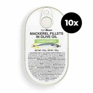 GymBeam Mackerel fillets in olive oil kép