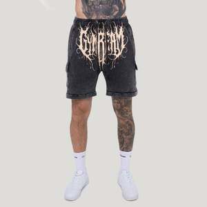 GymBeam Abyss Shorts Charcoal kép