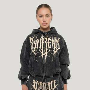 GymBeam Women‘s Abyss Hoodie Charcoal kép