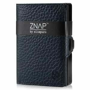 Slimpuro ZNAP, vékony pénztárca, 12 kártya, érmetartó, 8, 9 x 1, 8 x 6, 3 cm (SZ x M x M), RFID védelem kép