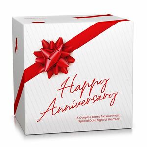 Spielehelden Happy Anniversary, Kártyajáték pároknak, 280 kérdés, Ajándékdoboz angol nyelvű kép