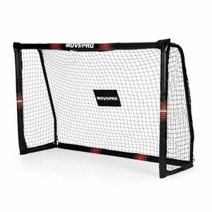 MOVEPRO Focikapu hálóval 300x200x120cm - Fekete, Piros kép