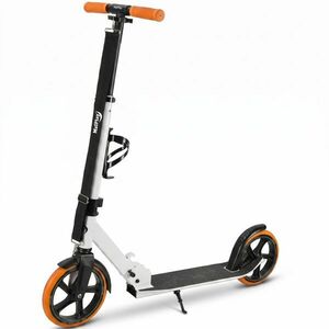 MalPlay Összecsukható roller vállpánttal - fehér-narancssárga kép