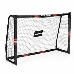 MOVEPRO Focikapu hálóval 180x120x60cm - Fekete, Piros kép