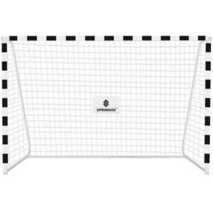 Springos Futballkapu 300x200 cm, összecsukható focikapu, fehér kép