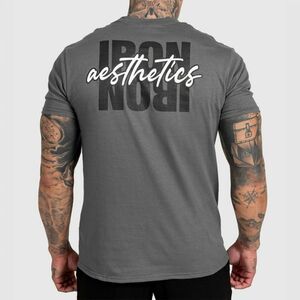 Férfi póló Iron Aesthetics Reflect, sötétszürke kép
