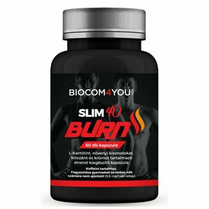 Slim 40 Burn kapszula 60 db - Biocom kép