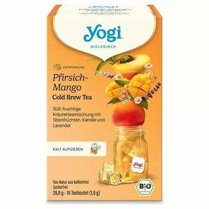 Őszibarackos-mangós bio jeges tea - Yogi Tea kép