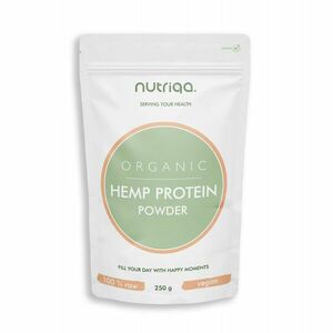 Nutriqa Bio kenderprotein por – 250 g kép
