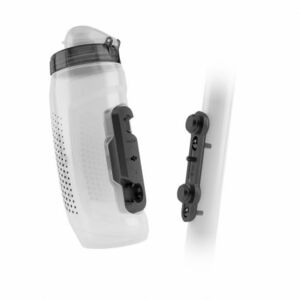 Biciklis palack FIDLOCK set láhve s držákem BOTTLE TWIST průhledná bílá 590 ml kép