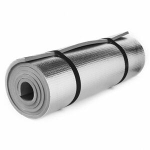 Hordozható matrac SPOKEY HIBERNATION Tourist double-layer sleeping mat with aluminum insulation, 180 x 50 x 1 cm, grey kép