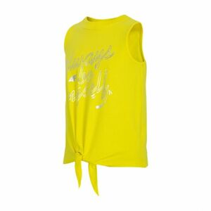 Lányka ujjatlan póló 4F JUNIOR GIRLS-t-shirt-HJL21-JTSD013B-71S-Yellow kép